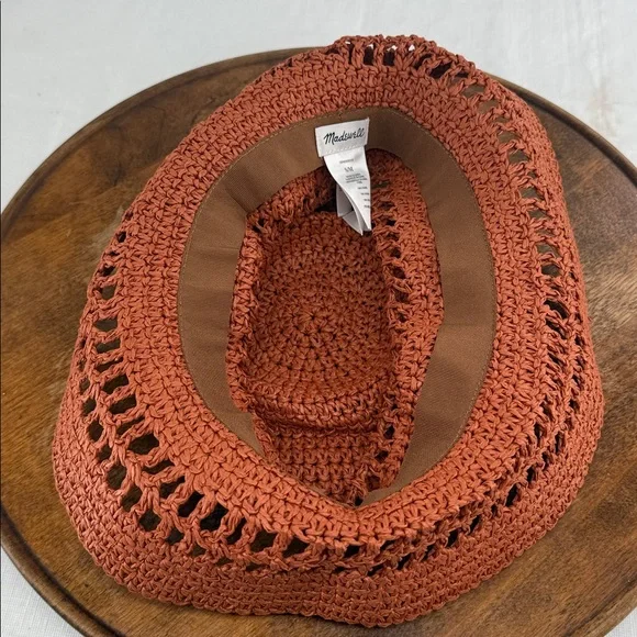 Madewell Hat Wm Small/Medium Paper Woven Sun Hat - Picture 6 of 9